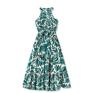 PatPat Women's Midi Hawiian Halter Dress